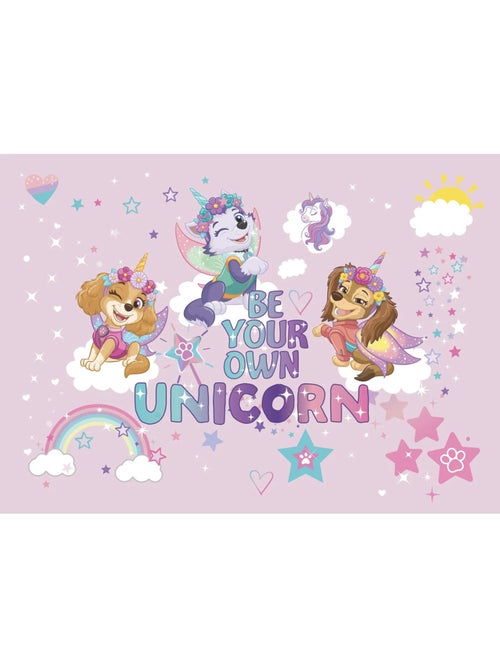 Papier peint Pat'Patrouille et Licornes - 375 x 270cm - Kiabi