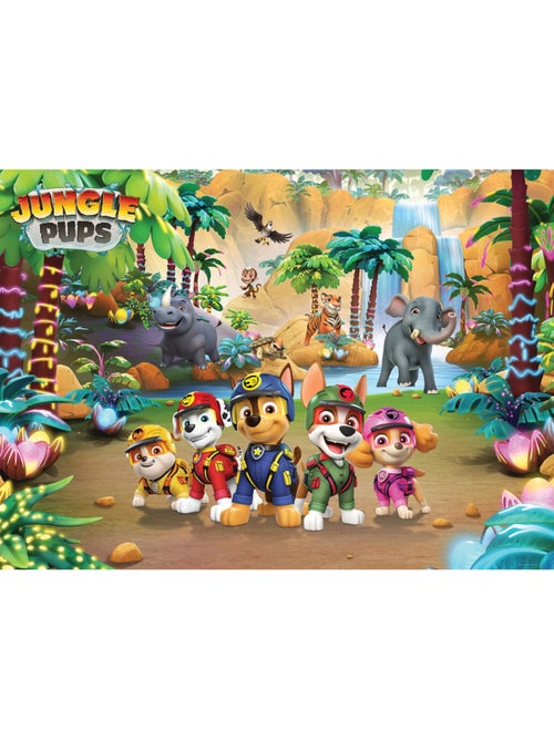 Papier peint Pat'Patrouille Jungle Pups - 375 x 270cm - Kiabi