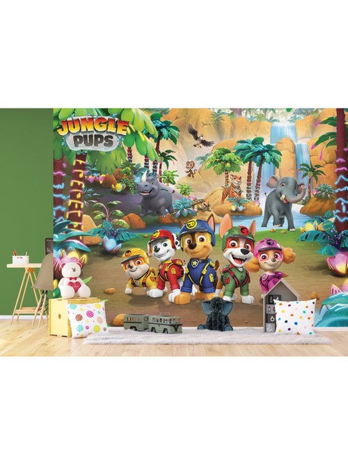 Papier peint Pat'Patrouille Jungle Pups - 375 x 270cm - Kiabi