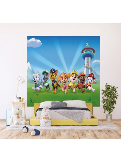 Papier peint Pat'Patrouille modèle En avant - 252 cm x 182 cm - Kiabi