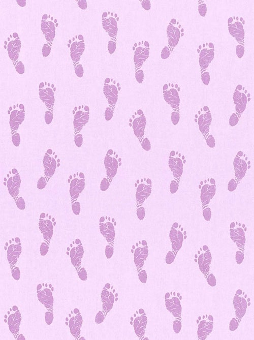 Papier Peint "Petits Petons" - Kiabi