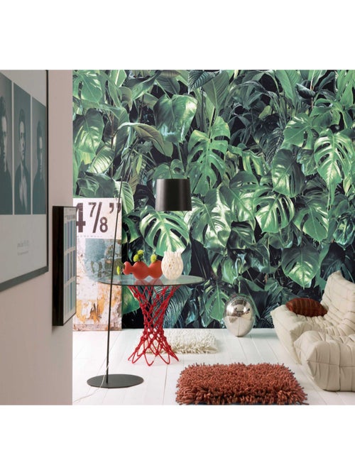 Papier Peint Photo Murale Grandes Feuilles 368x254 CM - Kiabi