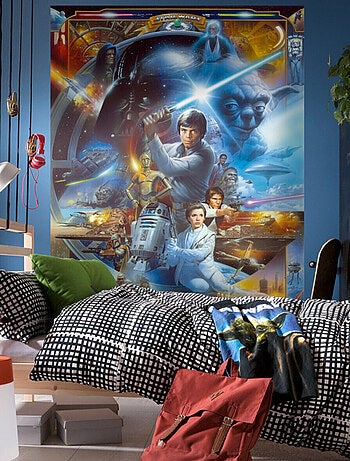 Papier Peint Prélogie Star Wars 184 x 254 cm