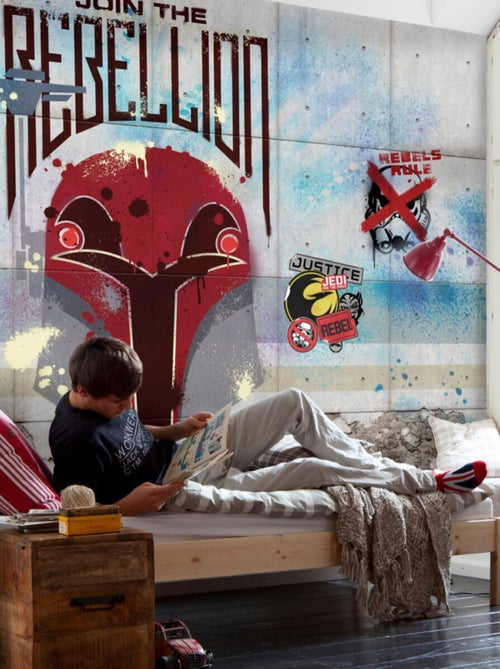 Papier Peint Rebellion Star Wars Rebels 254X368 CM - Kiabi