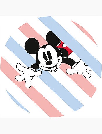 Papier peint rond auto-adhésif - mickey hang in there - diamètre 125 cm