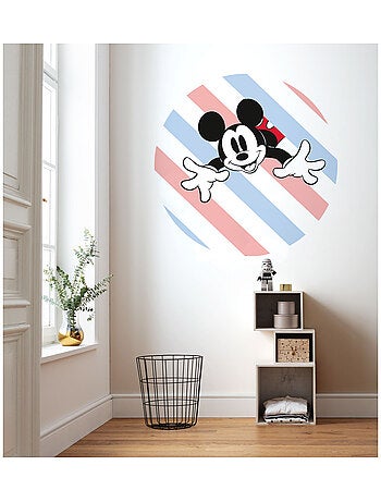 Papier peint rond auto-adhésif - mickey hang in there - diamètre 125 cm