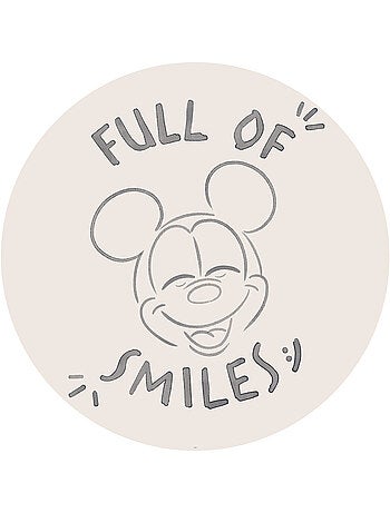 Papier peint rond auto-adhésif - mickey mouse joke - diamètre 125 cm