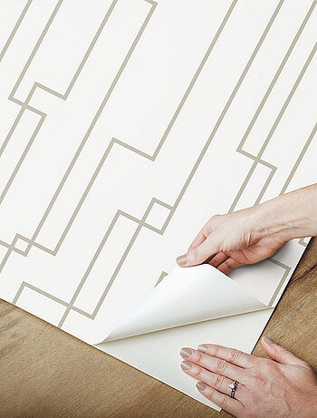 Papier peint rouleau auto-adhésif - Geo Circuits