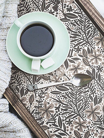 Papier peint rouleau auto-adhésif - Motifs floraux - Multicolors