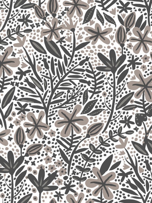 Papier peint rouleau auto-adhésif - Motifs floraux - Multicolors - Kiabi