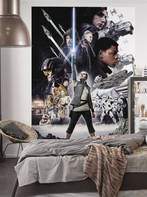 Papier Peint Star Wars Balance - Episode VIII 184X254 CM - Kiabi
