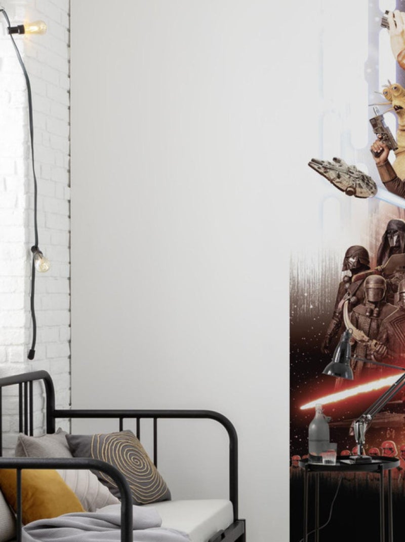 Papier Peint Star Wars Movie Modèle Rey 184x254 Multicolore - Kiabi