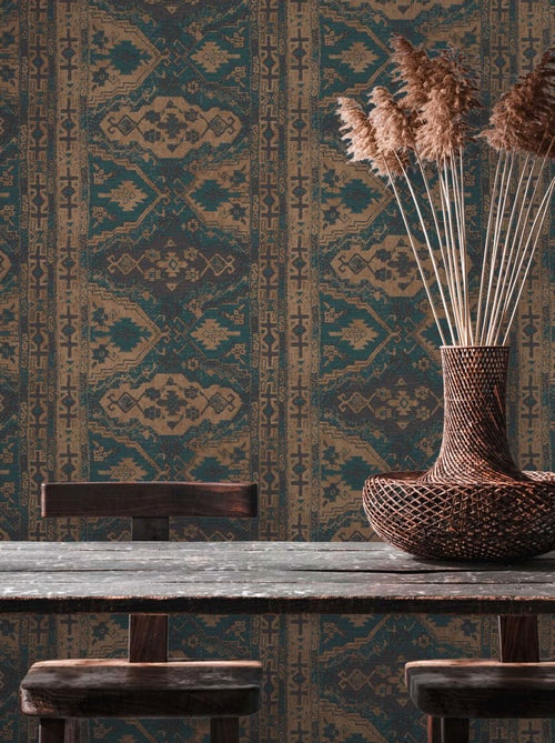 Papier peint tapis d'Orient - Kiabi