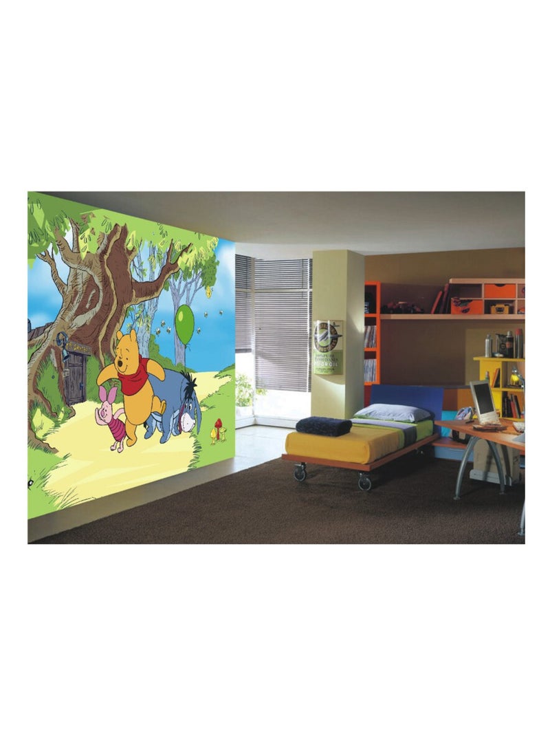 Papier peint Winnie l'Ourson & Amis Disney 360X254 CM Multicolore - Kiabi