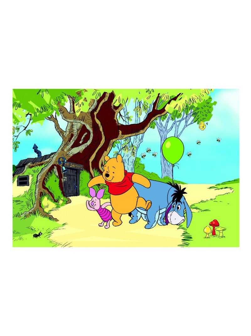 Papier peint Winnie l'Ourson & Amis Disney 360X254 CM Multicolore - Kiabi
