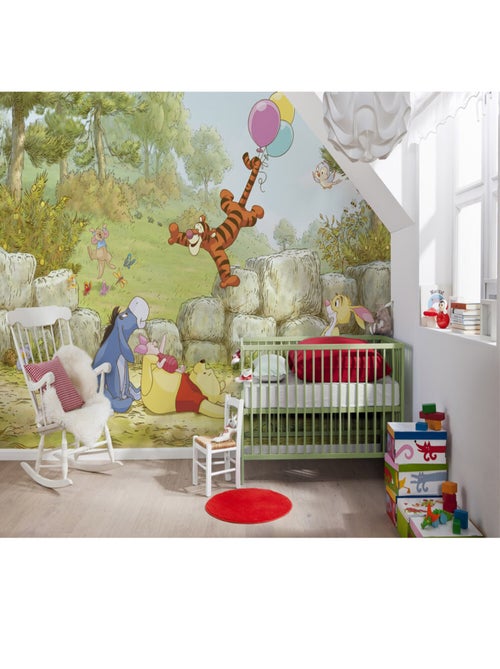 Papier peint Winnie l'Ourson Ballon Disney 368X254 CM - Kiabi