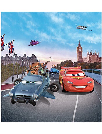 Papier Peint XL intisse Cars 2 Disney 180X202 CM