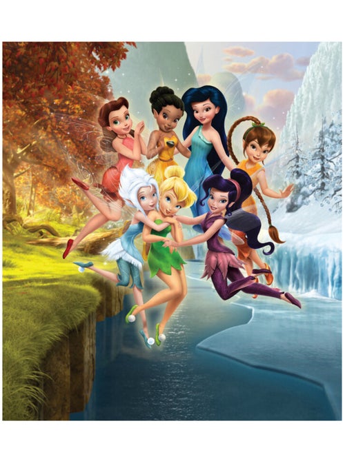 Papier peint XL intisse Clochette et le secret des Fées Disney 180X202 CM - Kiabi