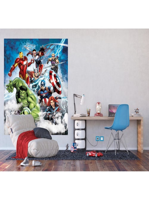 Papier peint XL intisse Disney Marvel Avengers180X202 CM - Kiabi