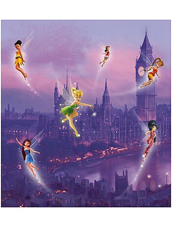 Papier peint XL intisse Fée Clochette à Londres Disney Fairies 180X202 CM