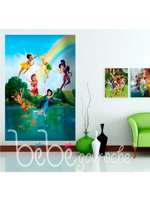 Papier peint XL intisse Fée Clochette La Vallée du printemps Disney 180X202 CM - Kiabi