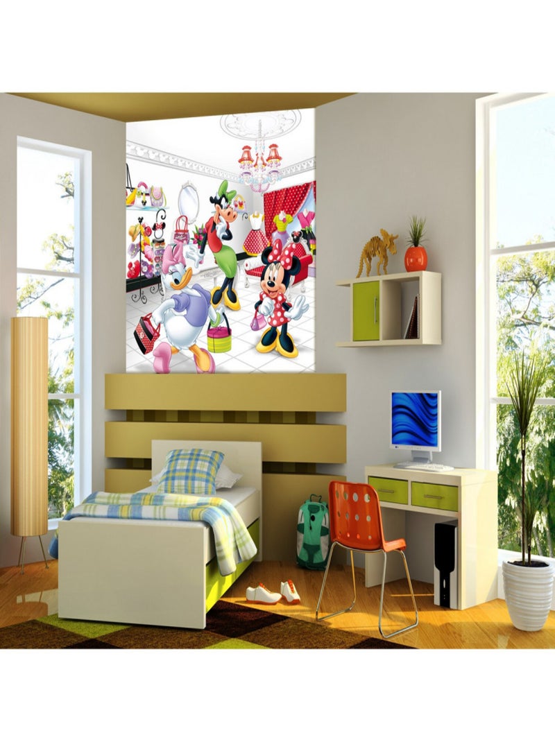 Papier peint XL intisse La Boutique de Minnie Mouse Disney 180X202 CM Multicolore - Kiabi
