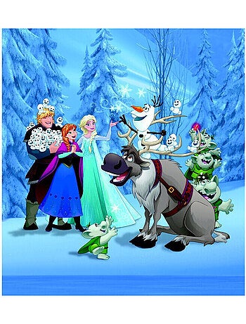 Papier peint XL intisse La Reine des Neiges et tous ses amis de Disney 180X202 CM