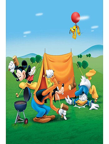 Papier peint XL intisse Le Picnic de Mickey Disney 180X202 CM