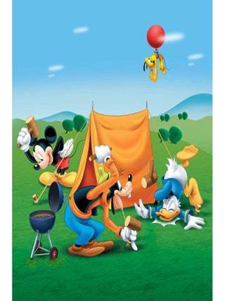 Papier peint XL intisse Le Picnic de Mickey Disney 180X202 CM