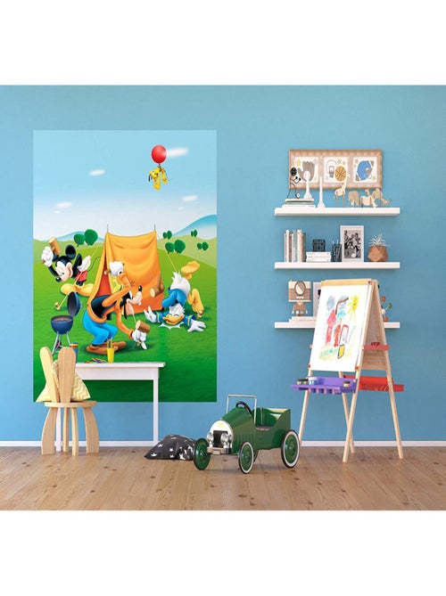 Papier peint XL intisse Le Picnic de Mickey Disney 180X202 CM - Kiabi
