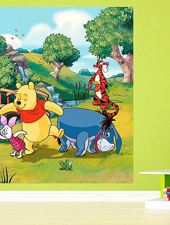 Papier peint XL intisse Winnie l'Ourson Disney 180X202 CM