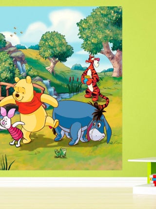 Papier peint XL intisse Winnie l'Ourson Disney 180X202 CM