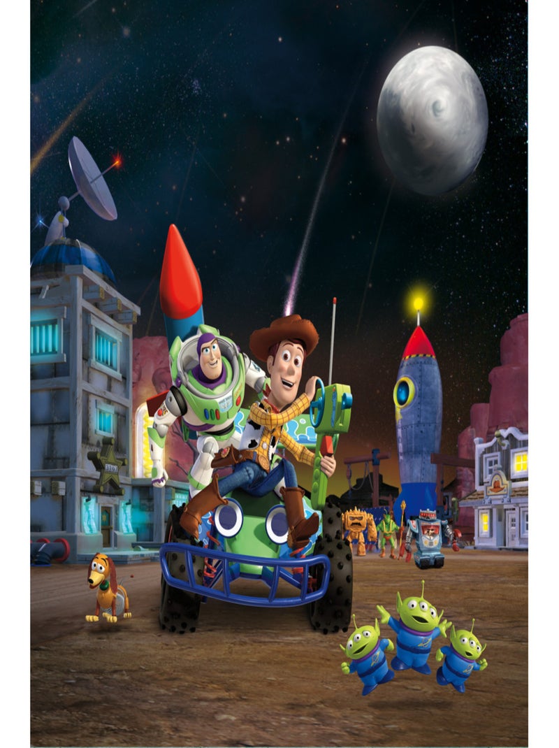 Papier peint XL Toy Story Pixar 180X202 CM Multicolore - Kiabi