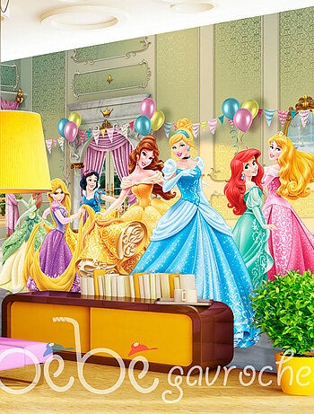 Papier peint XXL intisse Anniversaire Princesse Disney 360X270 CM