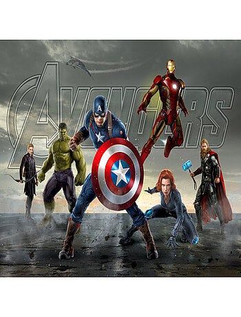 Papier peint XXL intisse Captain America et les Avengers Marvel 360X270 CM