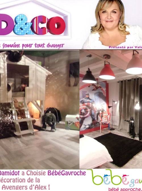 Papier peint XXL intisse Equipe Avengers Marvel 360X270 CM - Kiabi