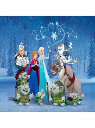 Papier peint XXL intisse La Reine des Neiges et les Trolls Disney Frozen 360X270 CM