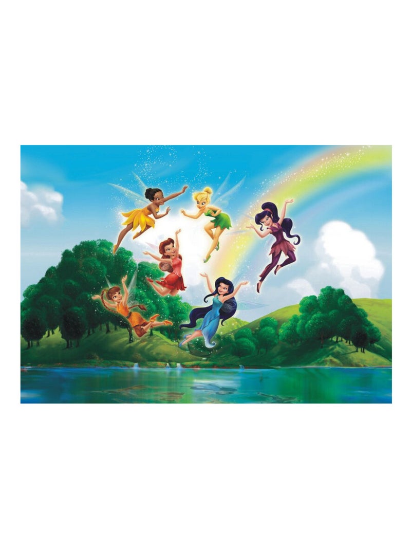 Papier peint XXL intisse La Vallée du printemps Disney Fairies 360X270 CM Multicolore - Kiabi