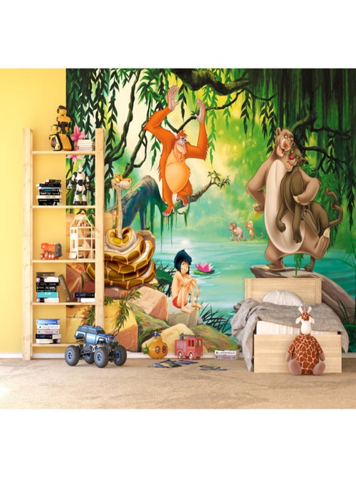 Papier peint XXL intisse Le Livre de la Jungle Disney 360X270 CM - Kiabi