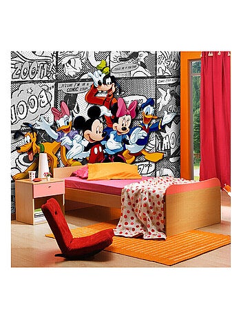 Papier peint XXL intisse Mickey BD Blanc Disney 360X270 CM