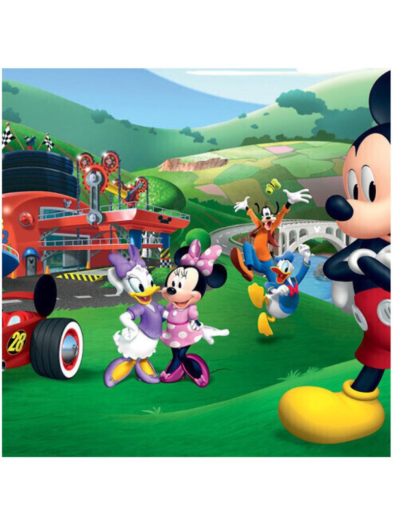 Papier peint XXL intisse Mickey Mouse et ses amis de Disney 360X270 CM Multicolore - Kiabi