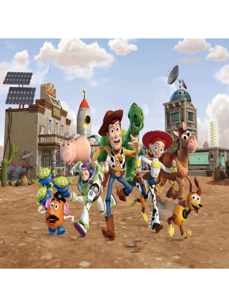 Papier peint XXL intissé Toy Story Disney 360X270 CM Multicolore - Kiabi