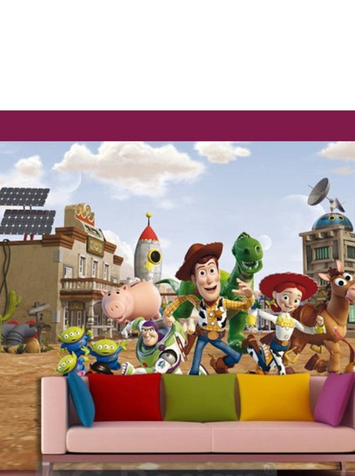 Papier peint XXL intissé Toy Story Disney 360X270 CM - Kiabi