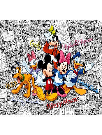 Papier peint XXL Mickey Fond mixte BD Blanc Disney 360X254 CM
