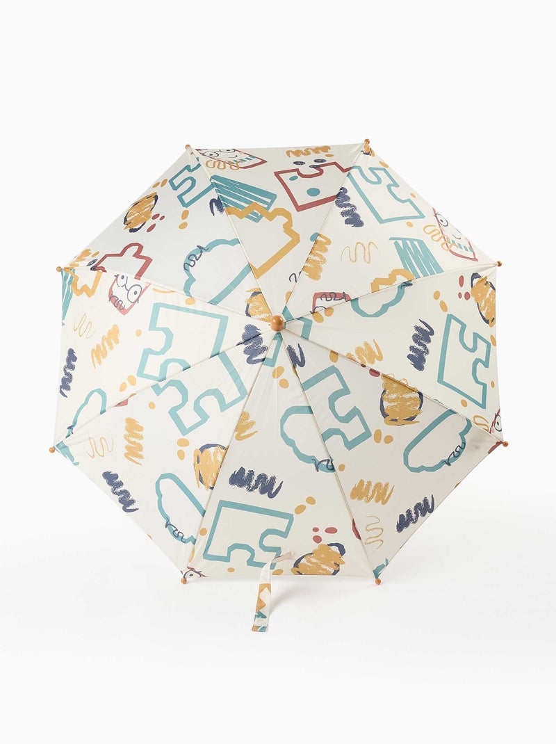 Parapluie automatique avec imprimé coloré Jaune - Kiabi