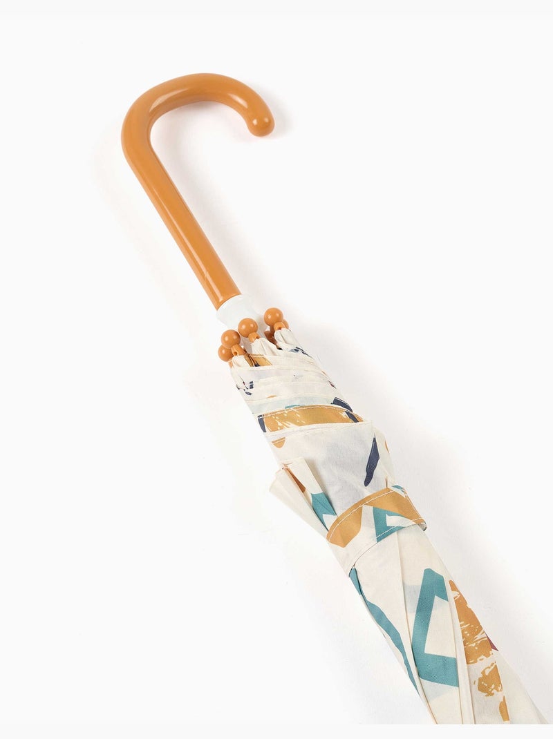 Parapluie automatique avec imprimé coloré Jaune - Kiabi
