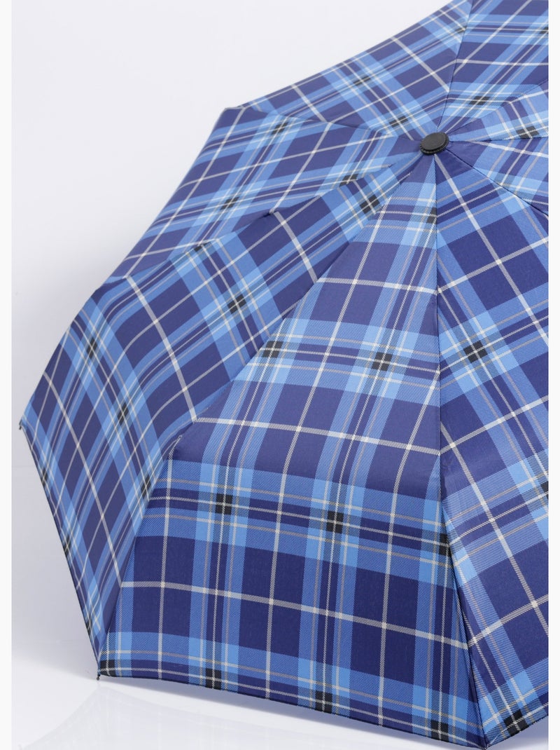 Parapluie automatique imprimé carreaux - afibel Bleu - Kiabi