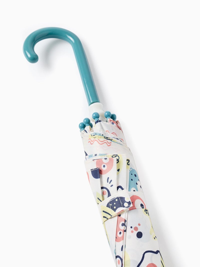 Parapluie avec Motif de Petits Animaux Jaune - Kiabi