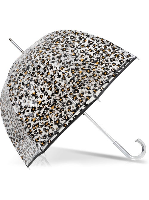 Parapluie canne automatique, cloche transparente, résistance au vent femme isotoner - Kiabi Parapluie canne automatique, cloche transparente, résistance au vent femme isotoner - Kiabi