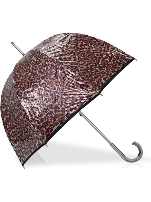 Parapluie canne automatique, cloche transparente, résistance au vent femme - Kiabi Parapluie canne automatique, cloche transparente, résistance au vent femme - Kiabi